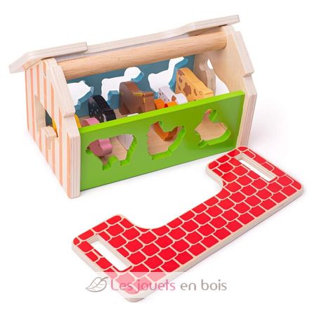 Farmhouse sorter BJ-BB108 Bigjigs Toys 2