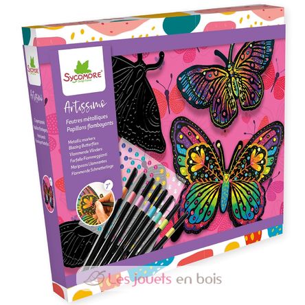 Metallic markers Butterflies SYCREA066 Sycomore 1