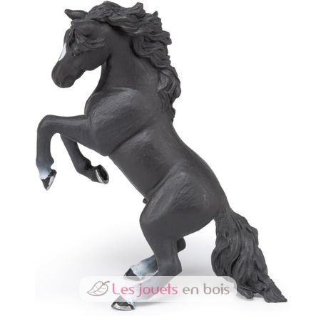 Black prancing horse figure PA51522-2923 Papo 2