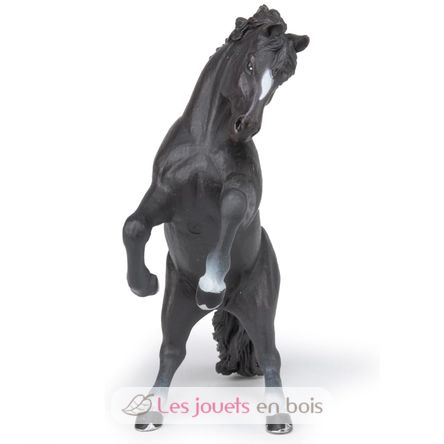 Black prancing horse figure PA51522-2923 Papo 3