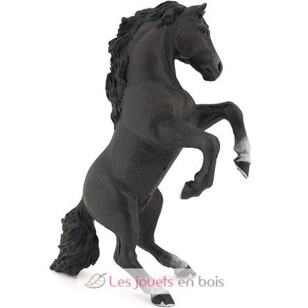 Black prancing horse figure PA51522-2923 Papo 1