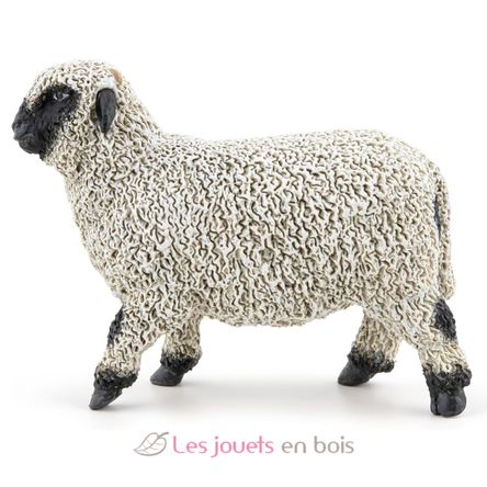 Black Nose Sheep Figurine from Valais PA-51194 Papo 5