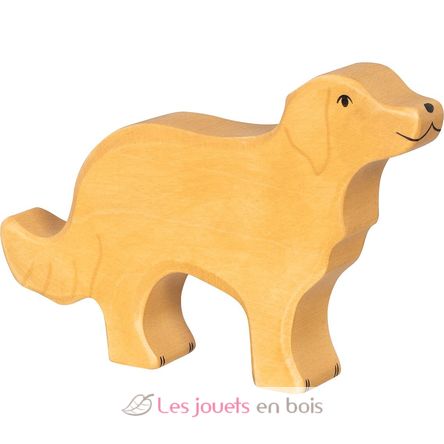 Golden Retriever Figurine HZ80357 Holztiger 1