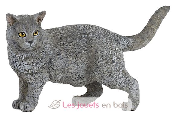 Chartreux cat figurine Carthusian PA54040 Papo 1