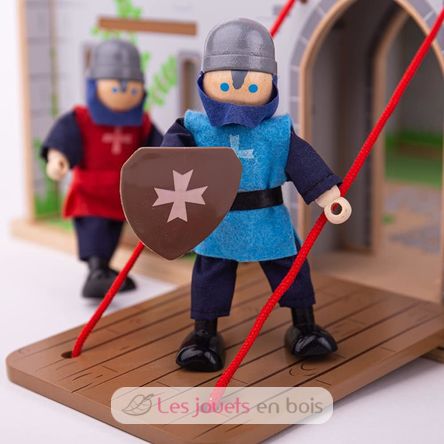 Medieval Knights Dolls BJ-JT162 Bigjigs Toys 3