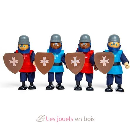 Medieval Knights Dolls BJ-JT162 Bigjigs Toys 1