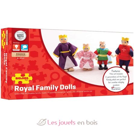 Royal Family Dolls BJ-JT160 Bigjigs Toys 3