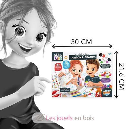 Stamps activity box BUK-FK012 Buki France 2