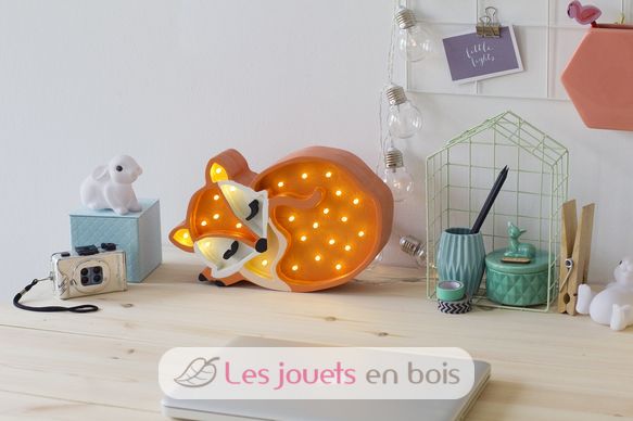 Little Lights Fox Lamp Wild Orange LL001-316 Little Lights 6