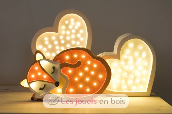 Little Lights Fox Lamp Wild Orange LL001-316 Little Lights 4