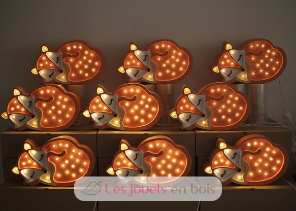 Little Lights Fox Lamp Wild Orange LL001-316 Little Lights 16