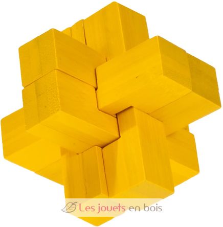 Bamboo puzzle "Yellow cross" RG-17188 Fridolin 1