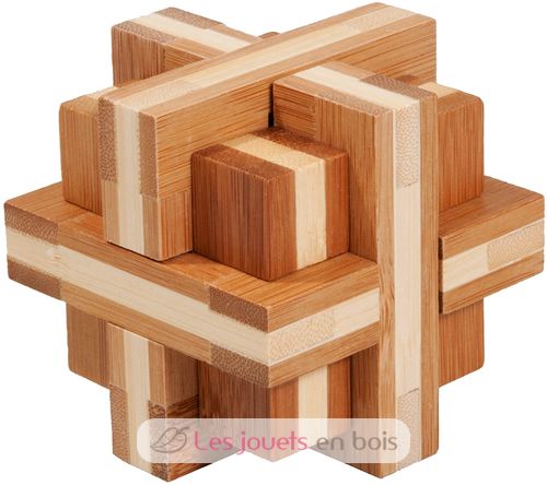 Bamboo puzzle "double cross" RG-17457 Fridolin 1