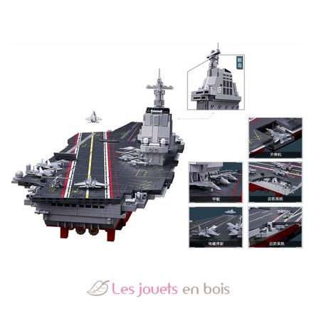 Model Bricks - Fujian aircraft carrier SL-M38-B1188 Sluban 3