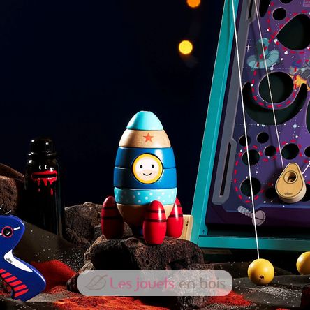 Surprise rocket stacking toy V2437 Vilac 6