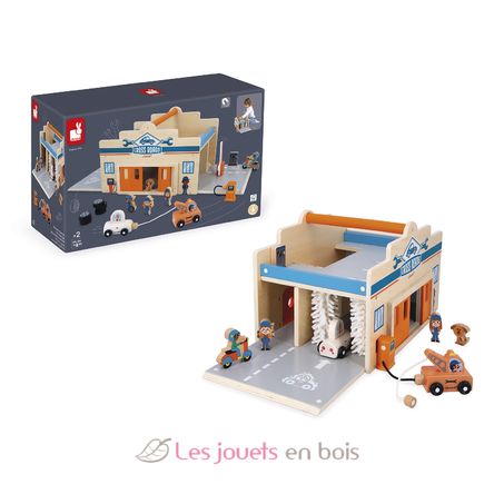 Wooden Garage Cross Roads J05918 Janod 4