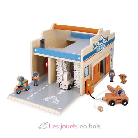 Wooden Garage Cross Roads J05918 Janod 6