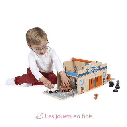 Wooden Garage Cross Roads J05918 Janod 8