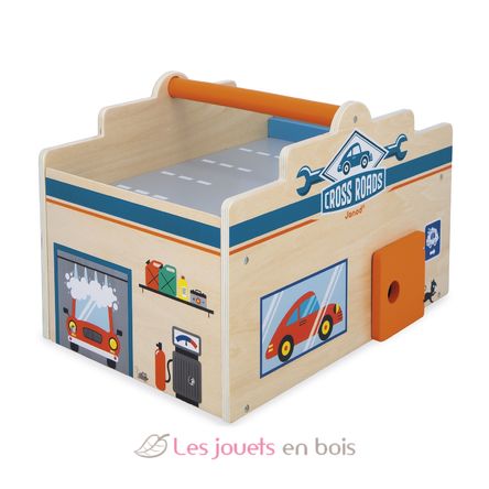 Wooden Garage Cross Roads J05918 Janod 7