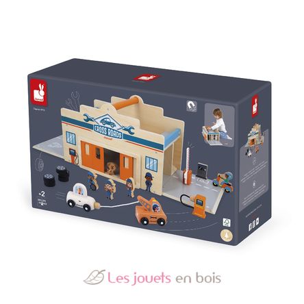 Wooden Garage Cross Roads J05918 Janod 11
