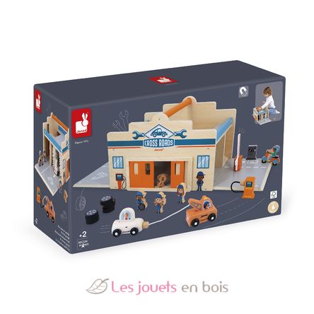 Wooden Garage Cross Roads J05918 Janod 10