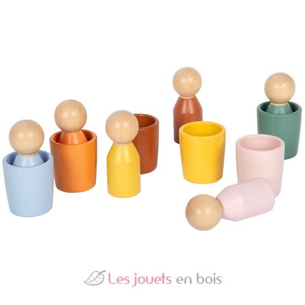 Montessori sorting beaker with figures LE12813 Small Foot company 5