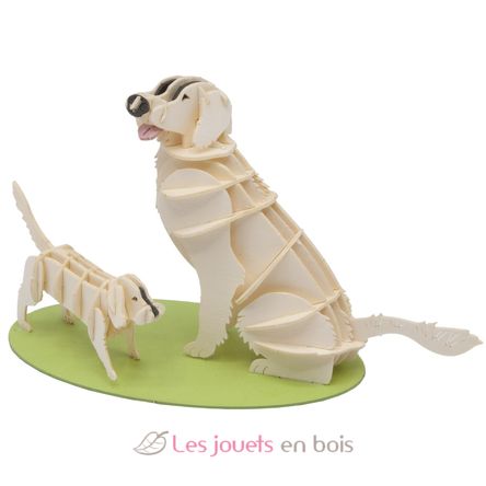 3D Paper model - Golden Retriever FRI-11717 Fridolin 1