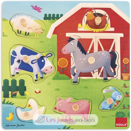 Puzzle mothers and babies Farm GO53040 Goula 1