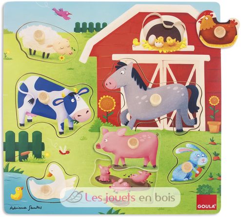 Puzzle mothers and babies Farm GO53040 Goula 2