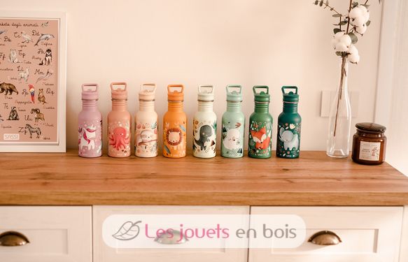 Stainless steel bottle 500 ml - Sparkly the unicorn SJ-SB1105 Sassi Junior 2