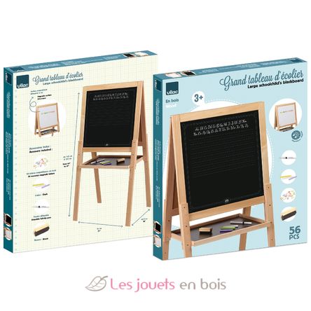 Large wooden double-sided board V6711 Vilac 5