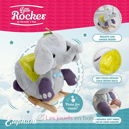 Little Rocker Elephant GT67037 Gerardo’s Toys 7