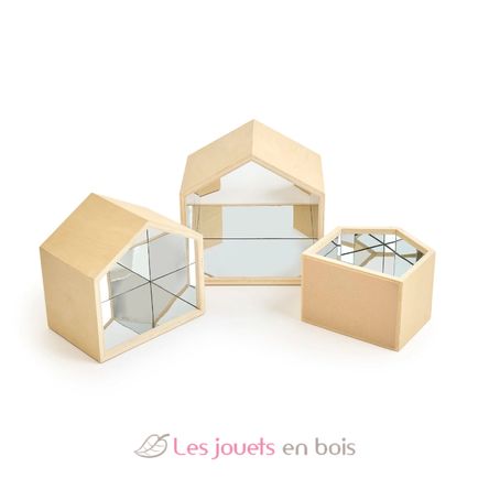 Nesting Mirror Houses G300650 Guidecraft 4
