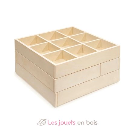 Stacking Wooden Trays G4704 Guidecraft 1