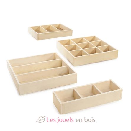 Stacking Wooden Trays G4704 Guidecraft 3