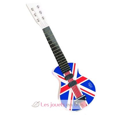 Union Jack flag rock'n'roll guitar V8329 Vilac 2