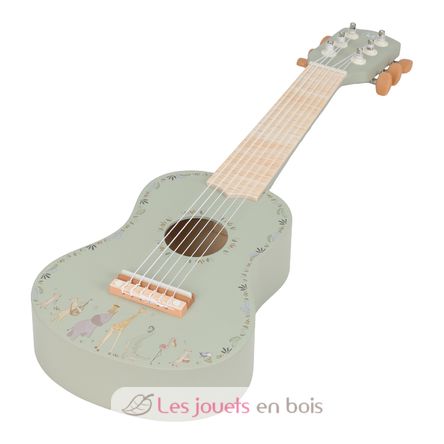Green wooden guitar Safari Friends LD7470 Little Dutch 1