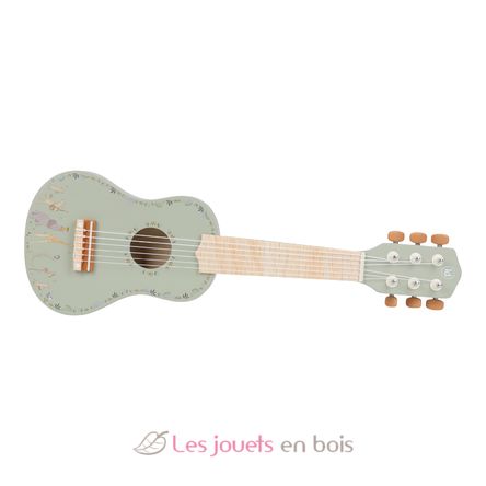 Green wooden guitar Safari Friends LD7470 Little Dutch 3