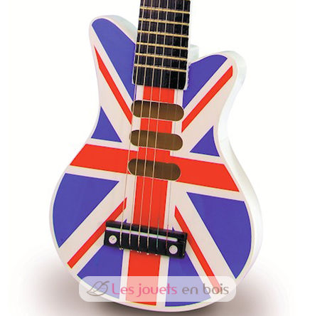 Union Jack flag rock'n'roll guitar V8329 Vilac 3
