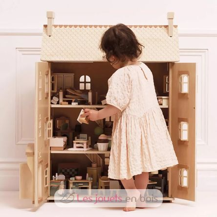 The Grand Natural Wooden Doll House TV-H1150 Le Toy Van 4