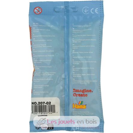 Bag of 1000 plastic beads Midi cream HAMA-207-02 Hama 4