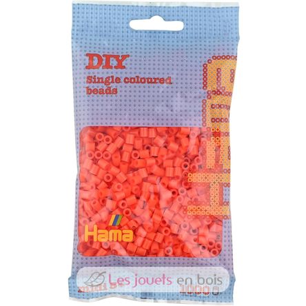 Bag of 1000 plastic beads Midi Orange HAMA-207-04 Hama 1