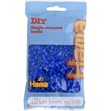 Bag of 1000 plastic beads Midi Dark blue HAMA-207-08 Hama 1