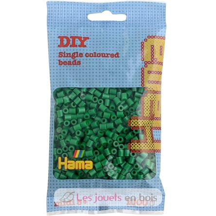 Bag of 1000 plastic beads Midi Green HAMA-207-10 Hama 1