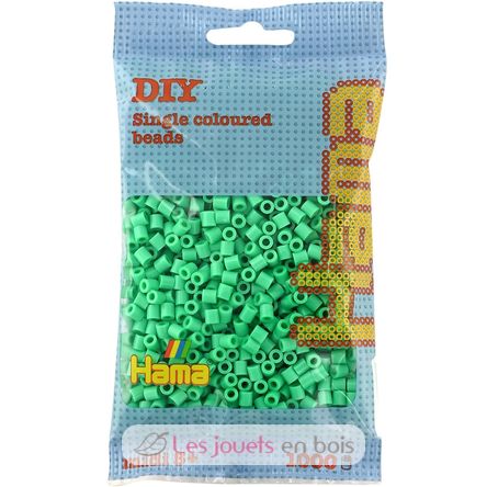 Bag of 1000 plastic beads Midi green HAMA-207-11 Hama 1