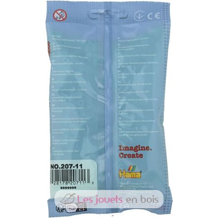 Bag of 1000 plastic beads Midi green HAMA-207-11 Hama 4