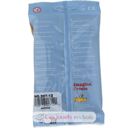 Bag of 1000 plastic beads Midi Brown HAMA-207-12 Hama 4