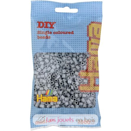 Bag of 1000 plastic beads Midi Grey HAMA-207-17 Hama 1