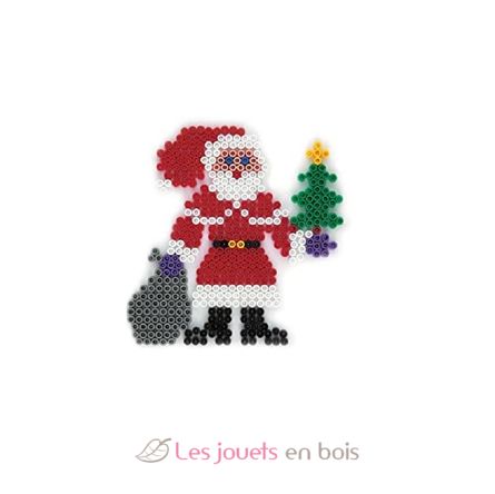 Bag of 1000 plastic beads Midi Red Christmas HAMA-207-22 Hama 3