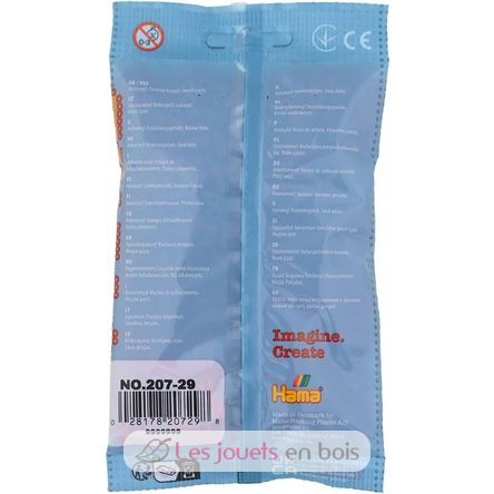 Bag of 1000 plastic beads Midi Red wine HAMA-207-29 Hama 4